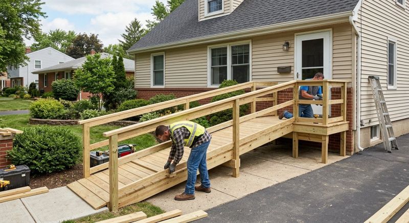 Stair Ramp Construction in Wilmington, NC