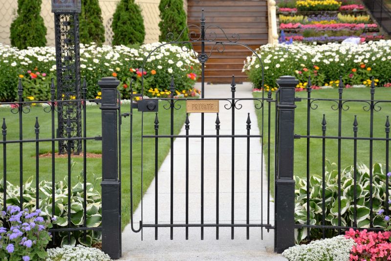 Custom Gate with Scrollwork