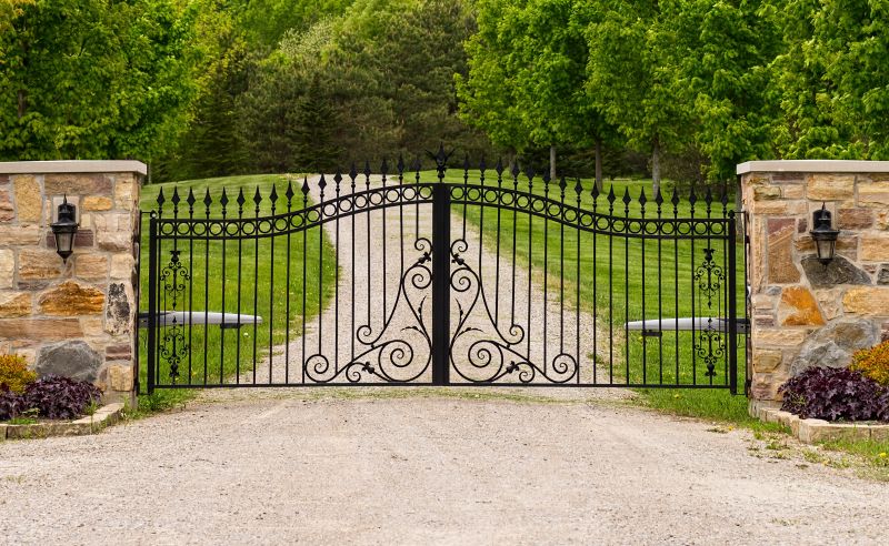 Wrought Iron Gate Assembly