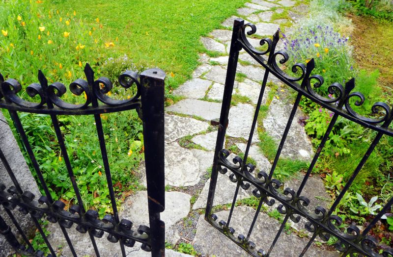 Wrought Iron Gate Assembly