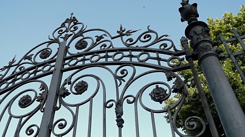 Wrought Iron Gate Assembly
